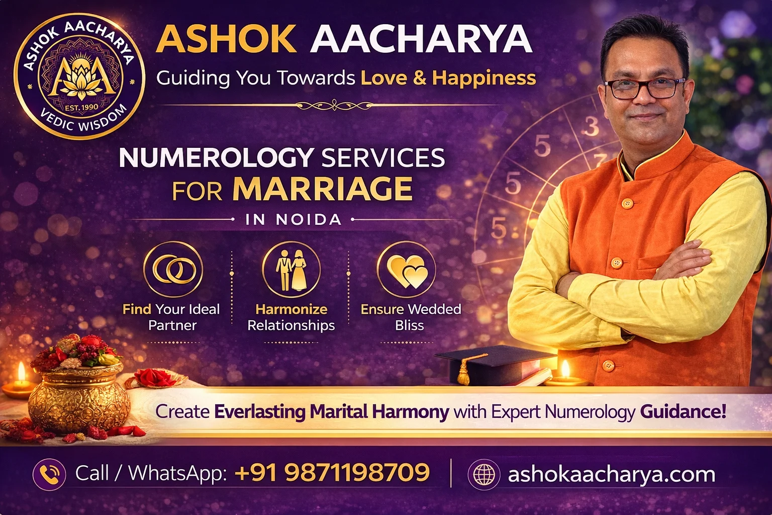 Numerology Services for Marriage in Noida