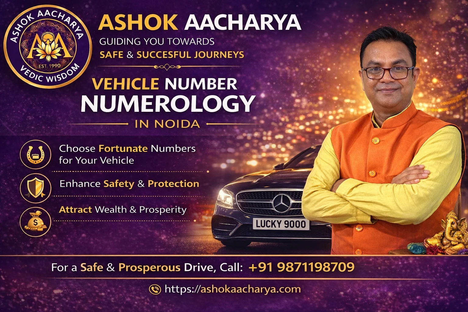 Vehicle Number Numerology in Noida