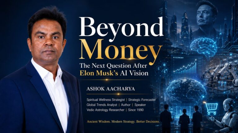 Beyond Money: The Next Question After Elon Musk’s AI Vision | Ashok Aacharya