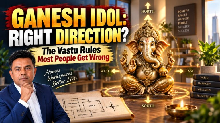 Ganesh Idol Direction & Trunk Rules: Vastu Guide for Modern Homes and Workspaces